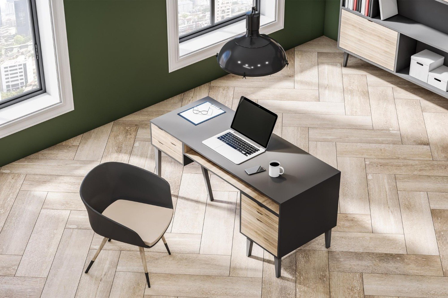 Delaforge Diffusion | aménagement de bureaux professionnels sur-mesure | Pose de parquet