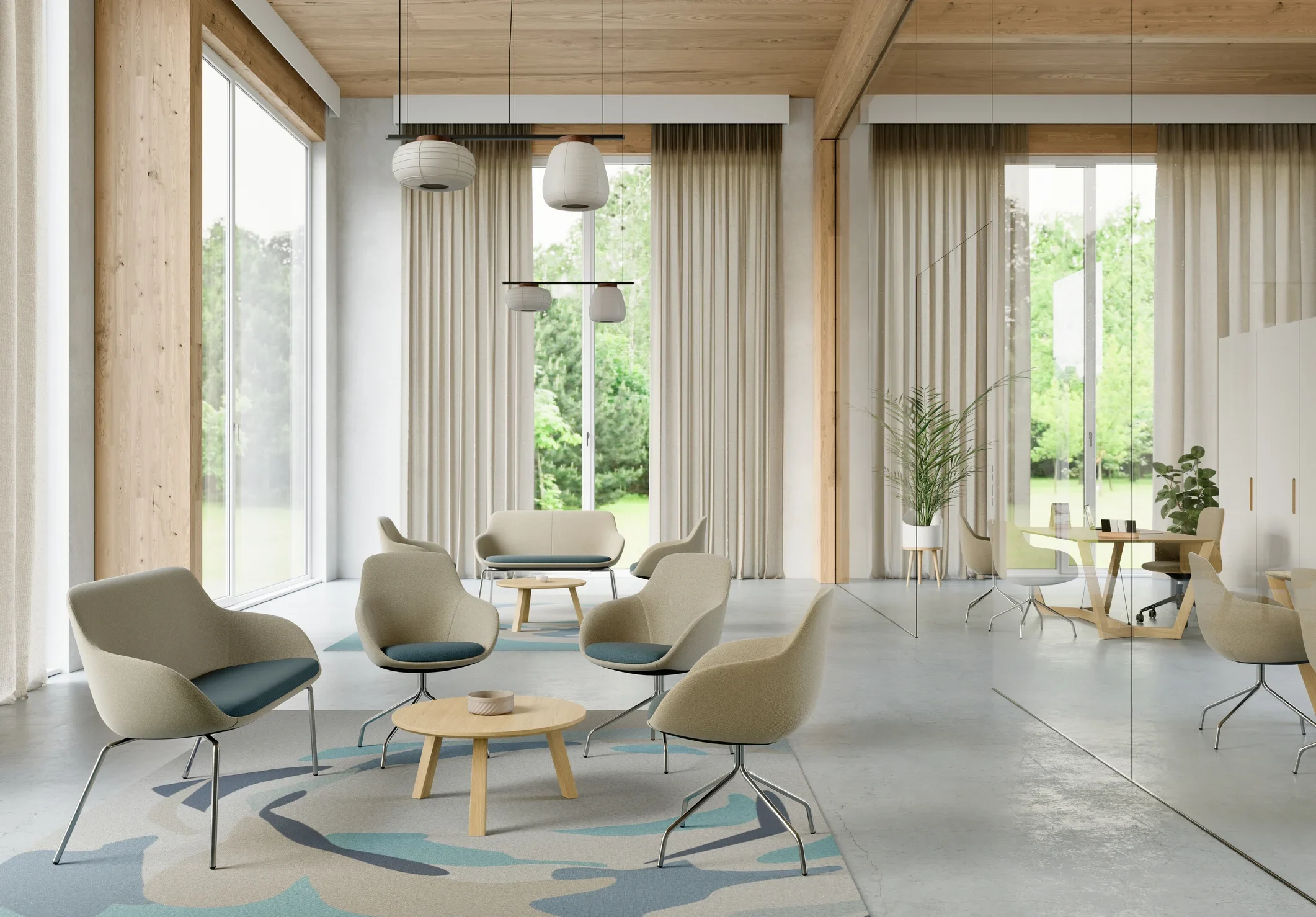 Delaforge Diffusion | aménagement de bureaux | coin détente en entreprise